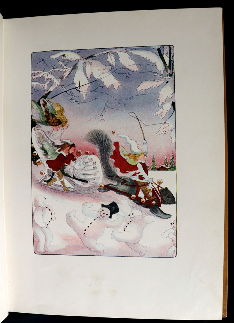 1914 Rare First Edition - A YEAR WITH THE FAIRIES by Anna M. Scott illustrated by Marion T. Ross.