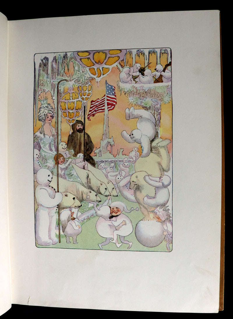 1914 Rare First Edition - A YEAR WITH THE FAIRIES by Anna M. Scott illustrated by Marion T. Ross.