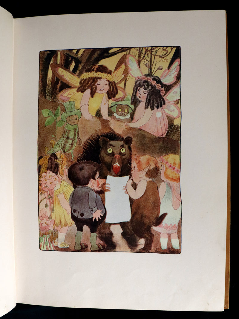 1914 Rare First Edition - A YEAR WITH THE FAIRIES by Anna M. Scott illustrated by Marion T. Ross.