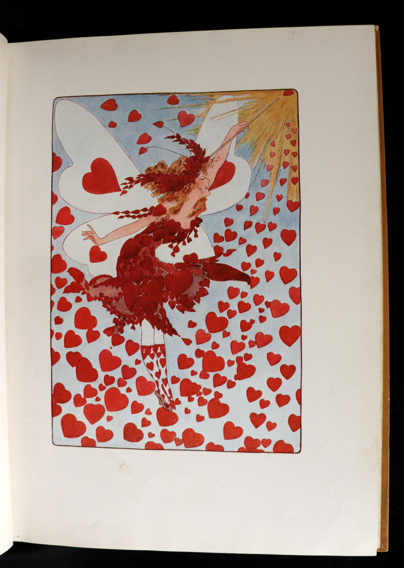 1914 Rare First Edition - A YEAR WITH THE FAIRIES by Anna M. Scott illustrated by Marion T. Ross.