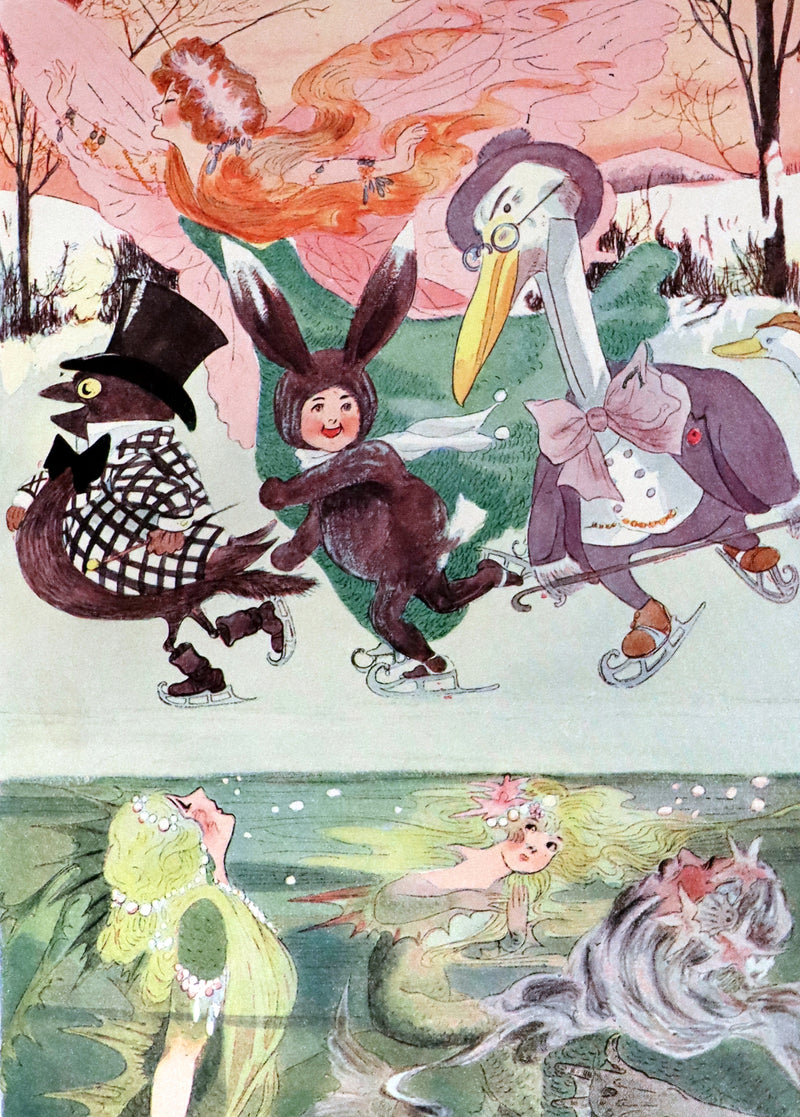 1914 Rare First Edition - A YEAR WITH THE FAIRIES by Anna M. Scott illustrated by Marion T. Ross.