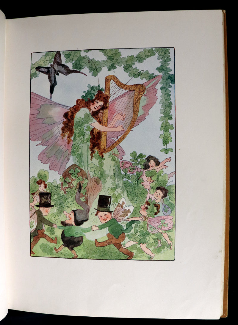 1914 Rare First Edition - A YEAR WITH THE FAIRIES by Anna M. Scott illustrated by Marion T. Ross.