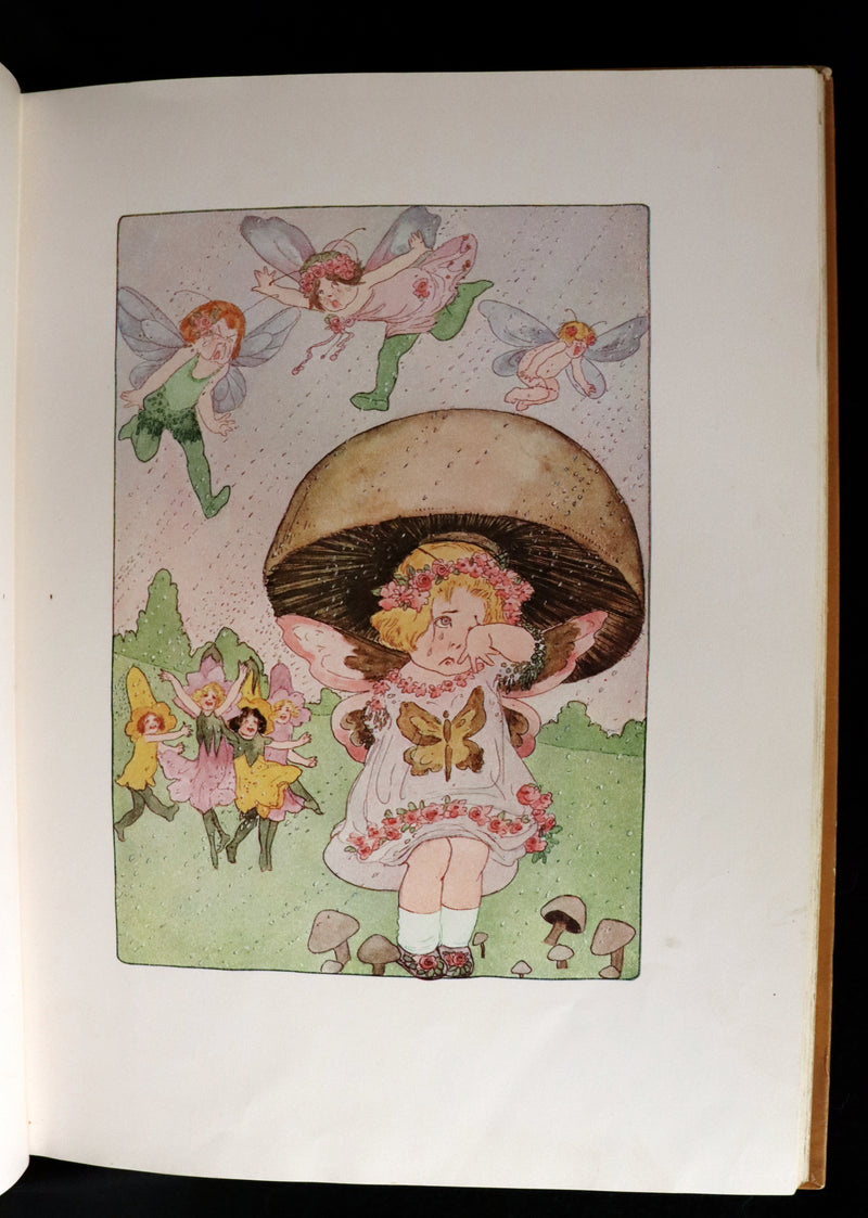 1914 Rare First Edition - A YEAR WITH THE FAIRIES by Anna M. Scott illustrated by Marion T. Ross.