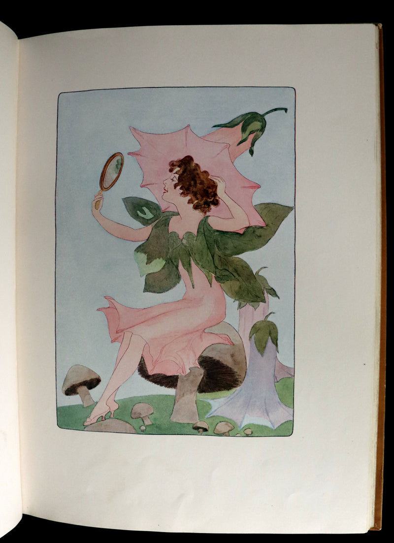 1914 Rare First Edition - A YEAR WITH THE FAIRIES by Anna M. Scott illustrated by Marion T. Ross.
