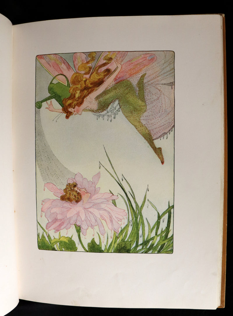 1914 Rare First Edition - A YEAR WITH THE FAIRIES by Anna M. Scott illustrated by Marion T. Ross.