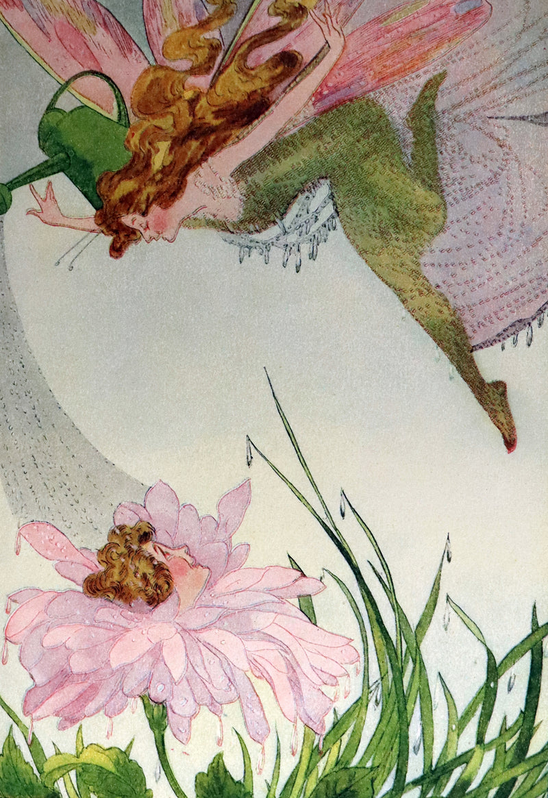 1914 Rare First Edition - A YEAR WITH THE FAIRIES by Anna M. Scott illustrated by Marion T. Ross.