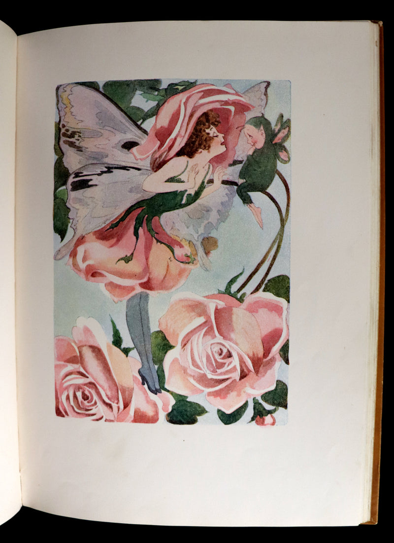 1914 Rare First Edition - A YEAR WITH THE FAIRIES by Anna M. Scott illustrated by Marion T. Ross.