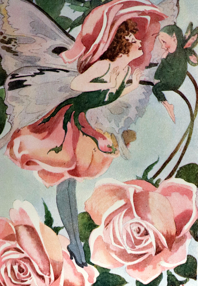 1914 Rare First Edition - A YEAR WITH THE FAIRIES by Anna M. Scott illustrated by Marion T. Ross.