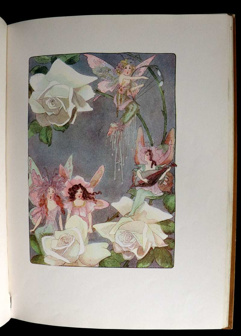 1914 Rare First Edition - A YEAR WITH THE FAIRIES by Anna M. Scott illustrated by Marion T. Ross.