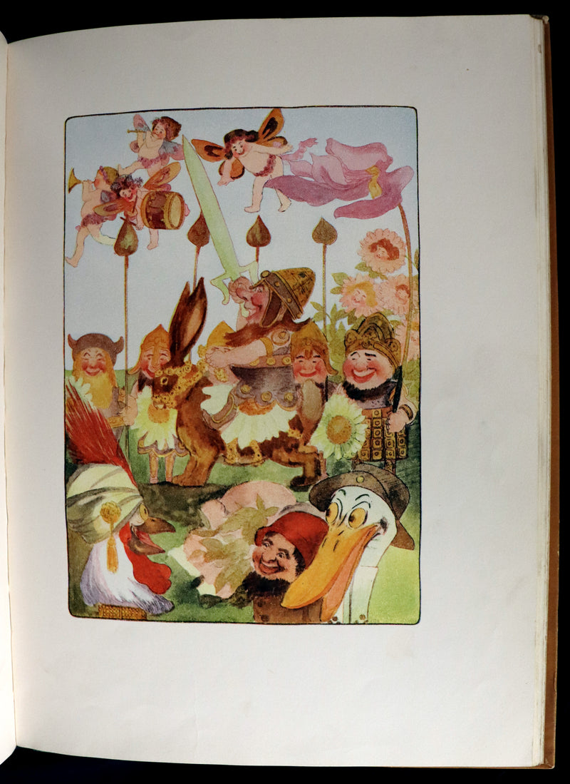 1914 Rare First Edition - A YEAR WITH THE FAIRIES by Anna M. Scott illustrated by Marion T. Ross.