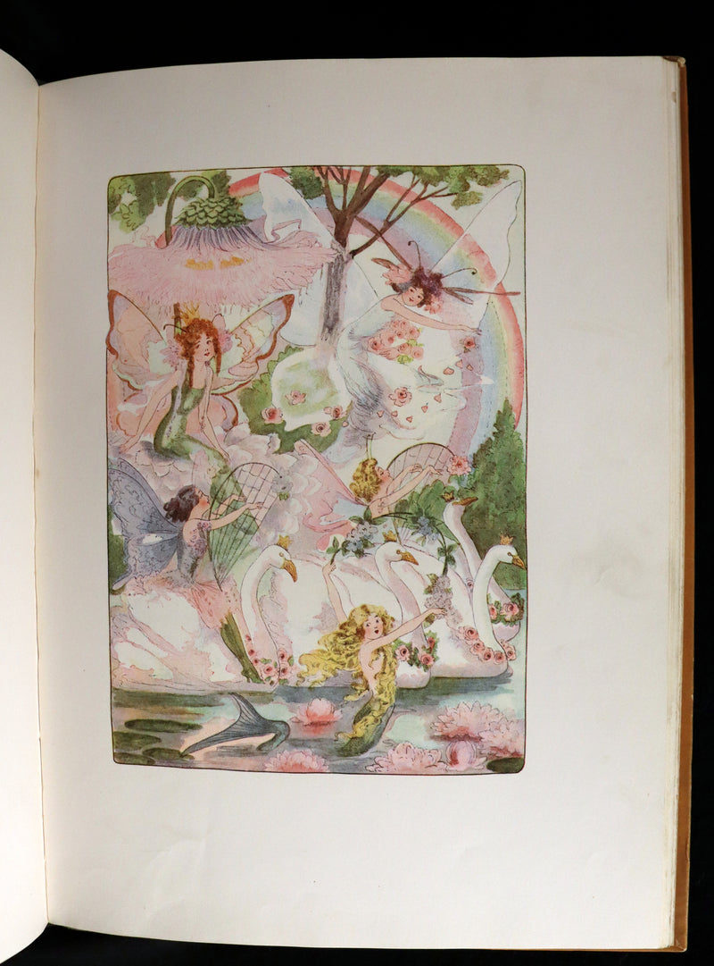 1914 Rare First Edition - A YEAR WITH THE FAIRIES by Anna M. Scott illustrated by Marion T. Ross.