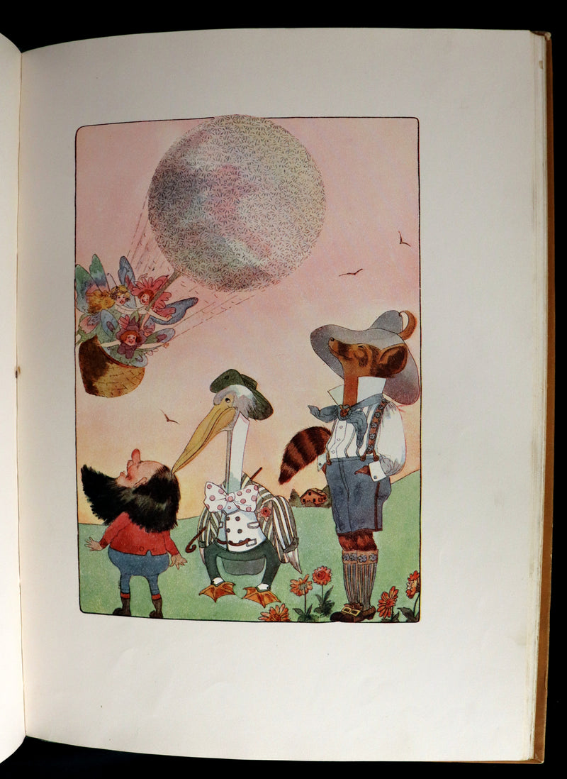 1914 Rare First Edition - A YEAR WITH THE FAIRIES by Anna M. Scott illustrated by Marion T. Ross.