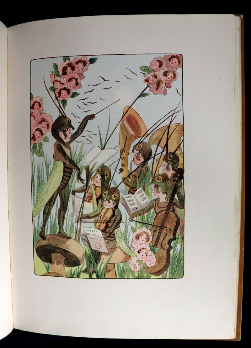 1914 Rare First Edition - A YEAR WITH THE FAIRIES by Anna M. Scott illustrated by Marion T. Ross.