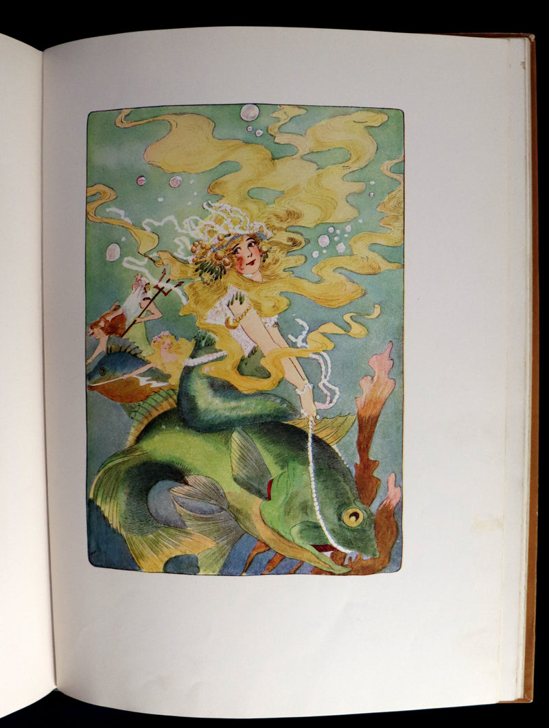 1914 Rare First Edition - A YEAR WITH THE FAIRIES by Anna M. Scott illustrated by Marion T. Ross.