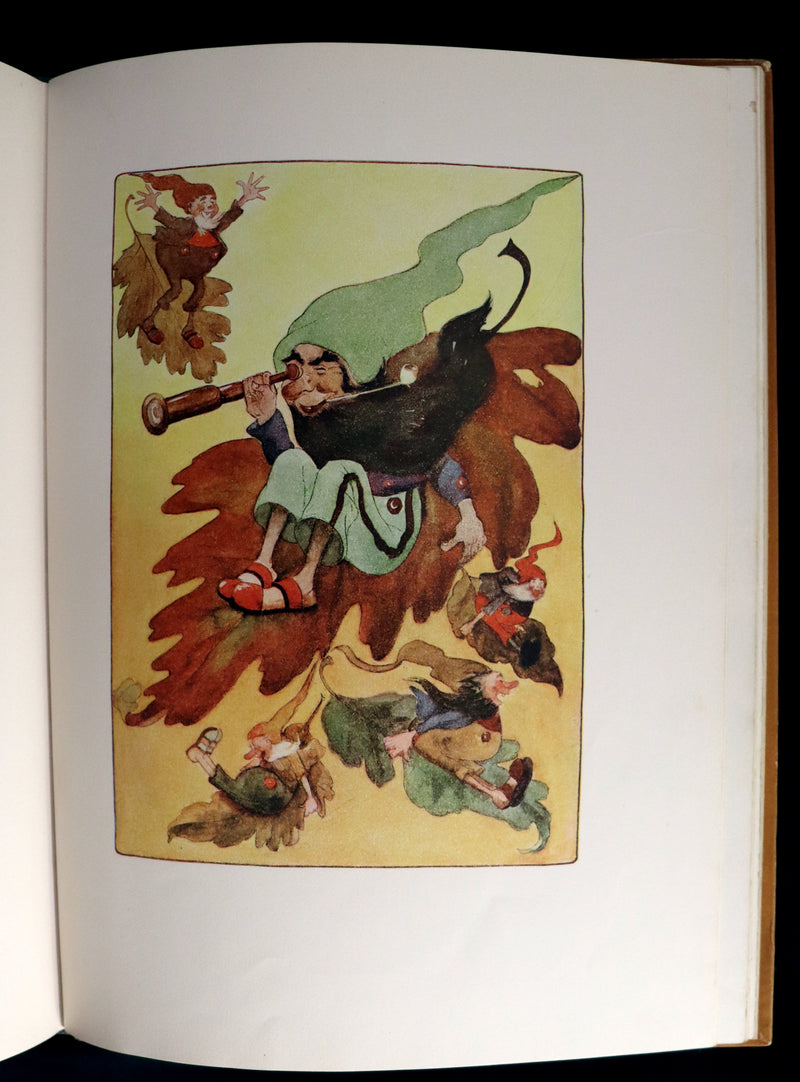 1914 Rare First Edition - A YEAR WITH THE FAIRIES by Anna M. Scott illustrated by Marion T. Ross.