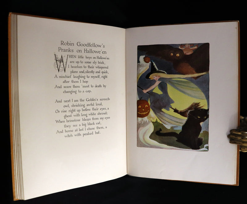 1914 Rare First Edition - A YEAR WITH THE FAIRIES by Anna M. Scott illustrated by Marion T. Ross.