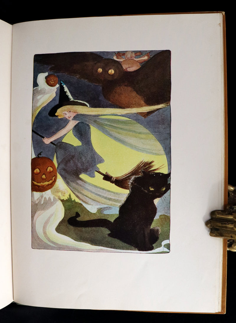 1914 Rare First Edition - A YEAR WITH THE FAIRIES by Anna M. Scott illustrated by Marion T. Ross.