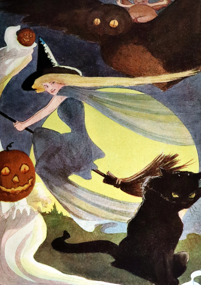 1914 Rare First Edition - A YEAR WITH THE FAIRIES by Anna M. Scott illustrated by Marion T. Ross.