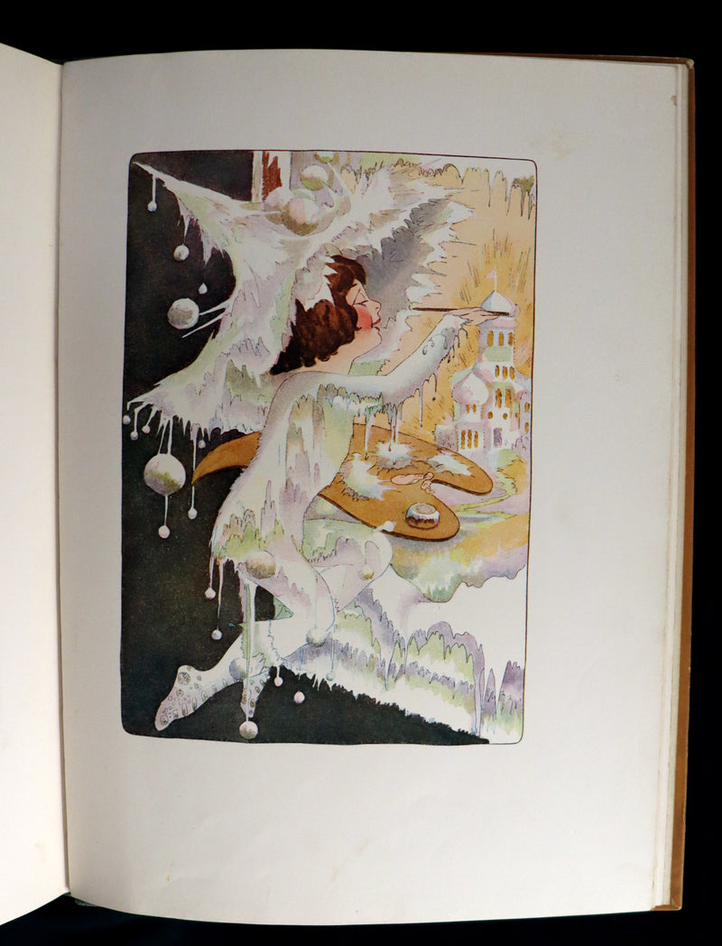 1914 Rare First Edition - A YEAR WITH THE FAIRIES by Anna M. Scott illustrated by Marion T. Ross.