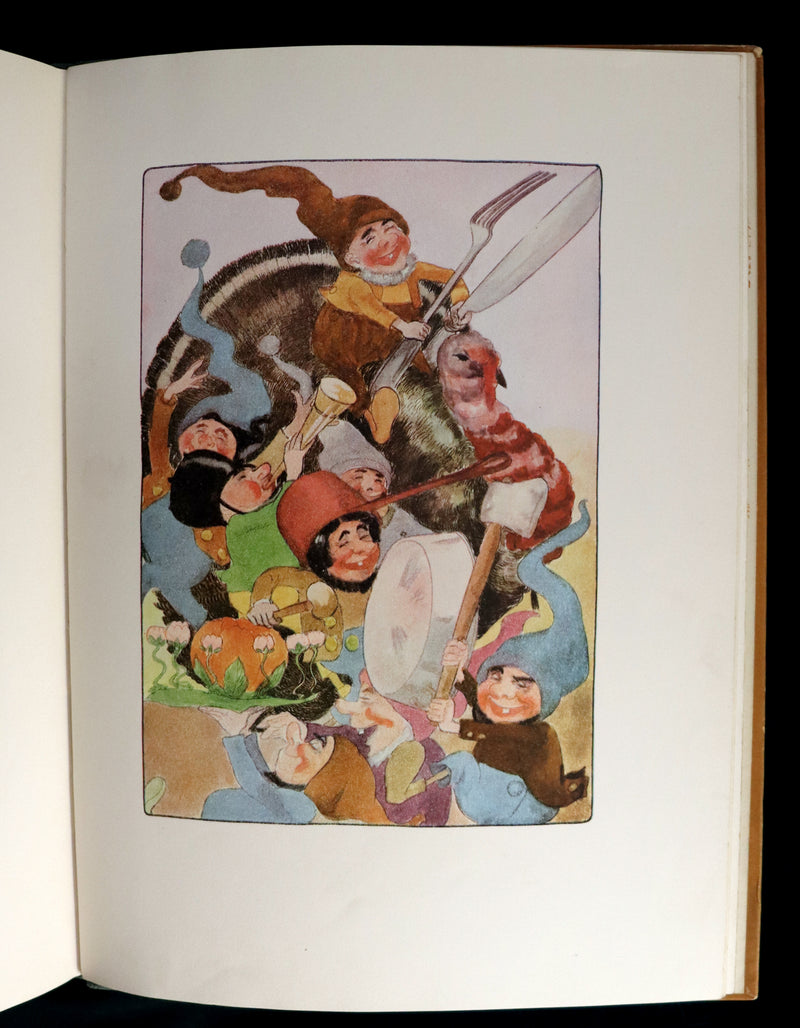 1914 Rare First Edition - A YEAR WITH THE FAIRIES by Anna M. Scott illustrated by Marion T. Ross.