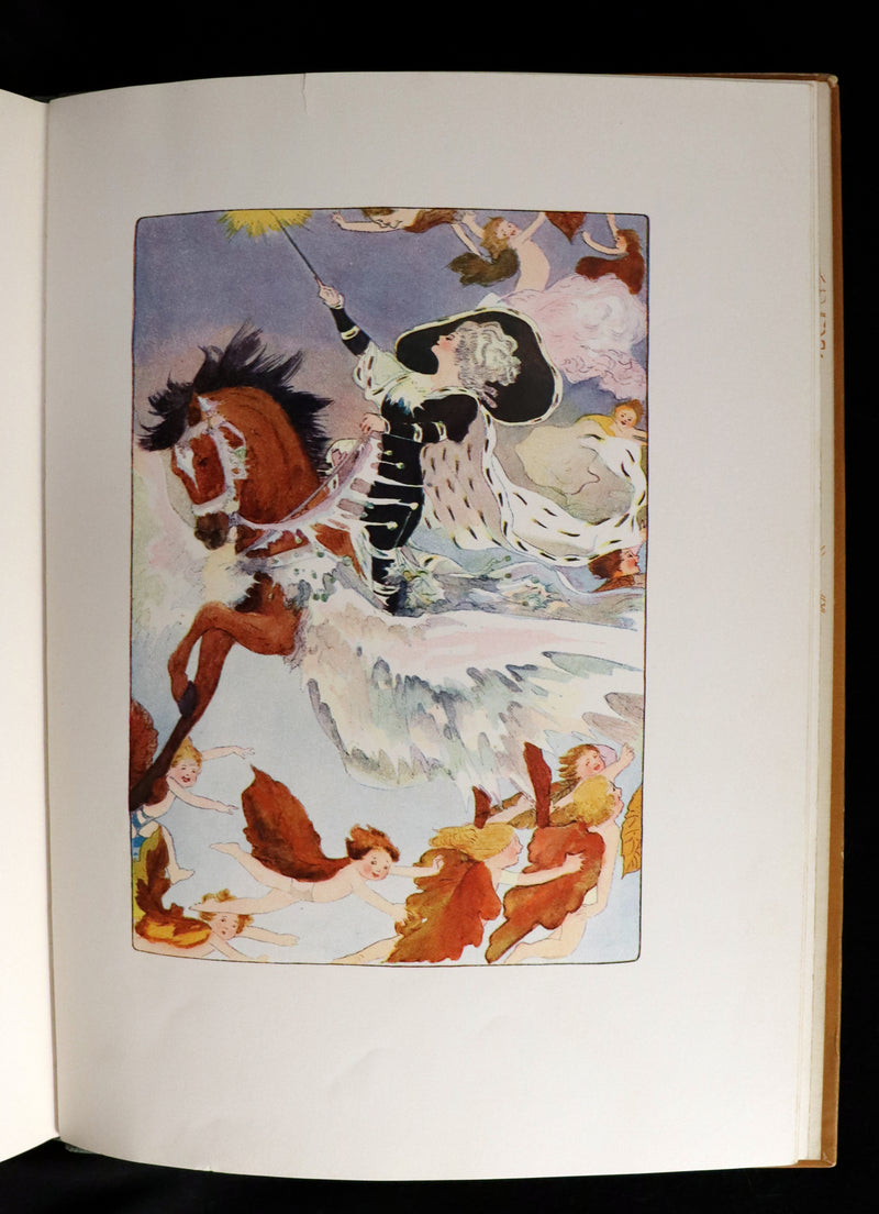 1914 Rare First Edition - A YEAR WITH THE FAIRIES by Anna M. Scott illustrated by Marion T. Ross.