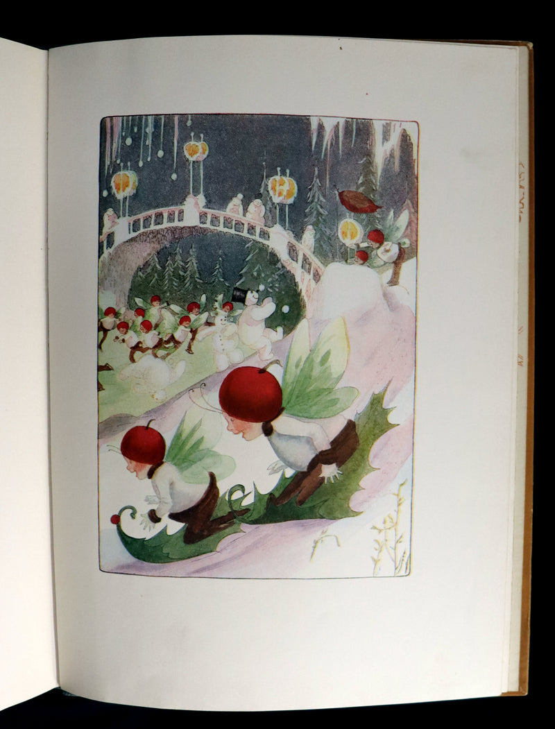 1914 Rare First Edition - A YEAR WITH THE FAIRIES by Anna M. Scott illustrated by Marion T. Ross.