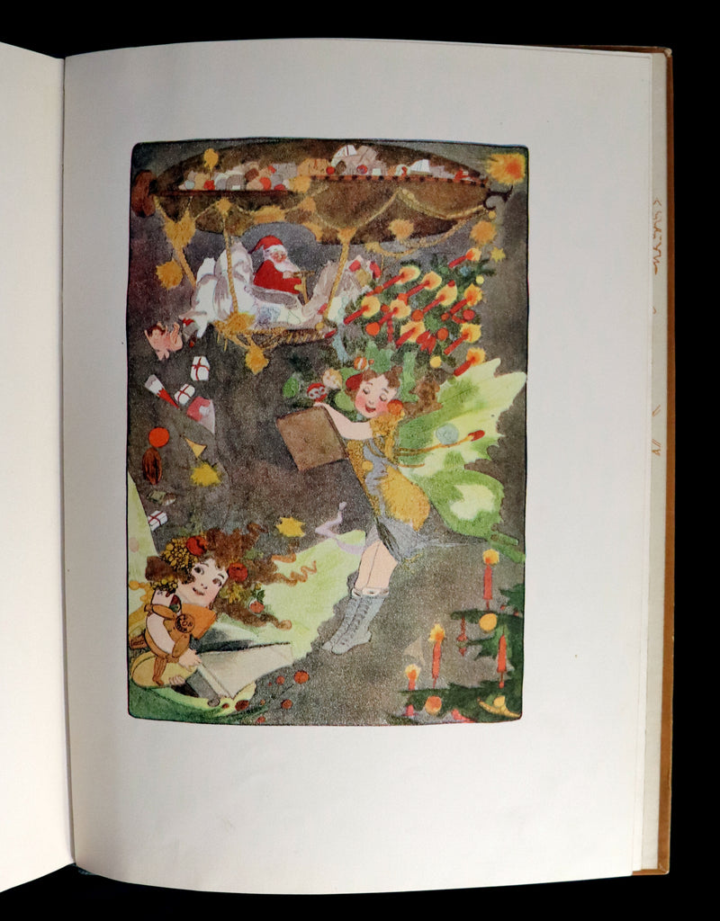 1914 Rare First Edition - A YEAR WITH THE FAIRIES by Anna M. Scott illustrated by Marion T. Ross.