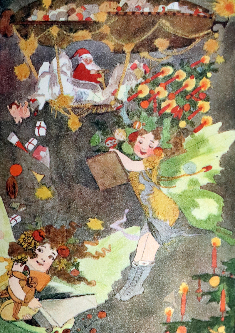 1914 Rare First Edition - A YEAR WITH THE FAIRIES by Anna M. Scott illustrated by Marion T. Ross.