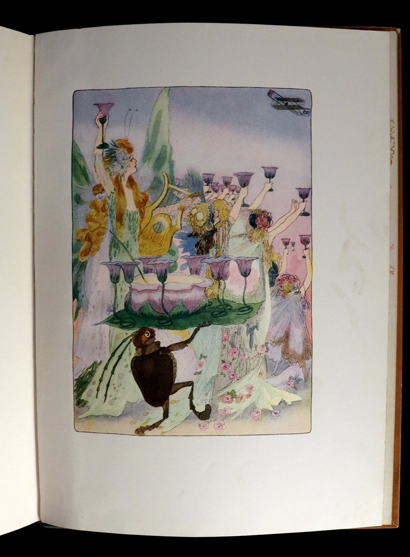1914 Rare First Edition - A YEAR WITH THE FAIRIES by Anna M. Scott illustrated by Marion T. Ross.