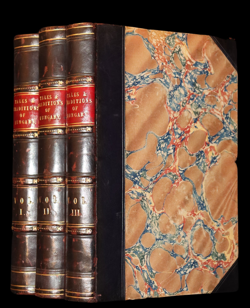 1851 Scarce First Edition - TALES AND TRADITIONS OF HUNGARY by Francis and Theresa Pulszky.