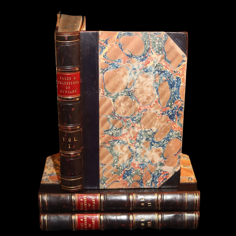 1851 Scarce First Edition - TALES AND TRADITIONS OF HUNGARY by Francis and Theresa Pulszky.