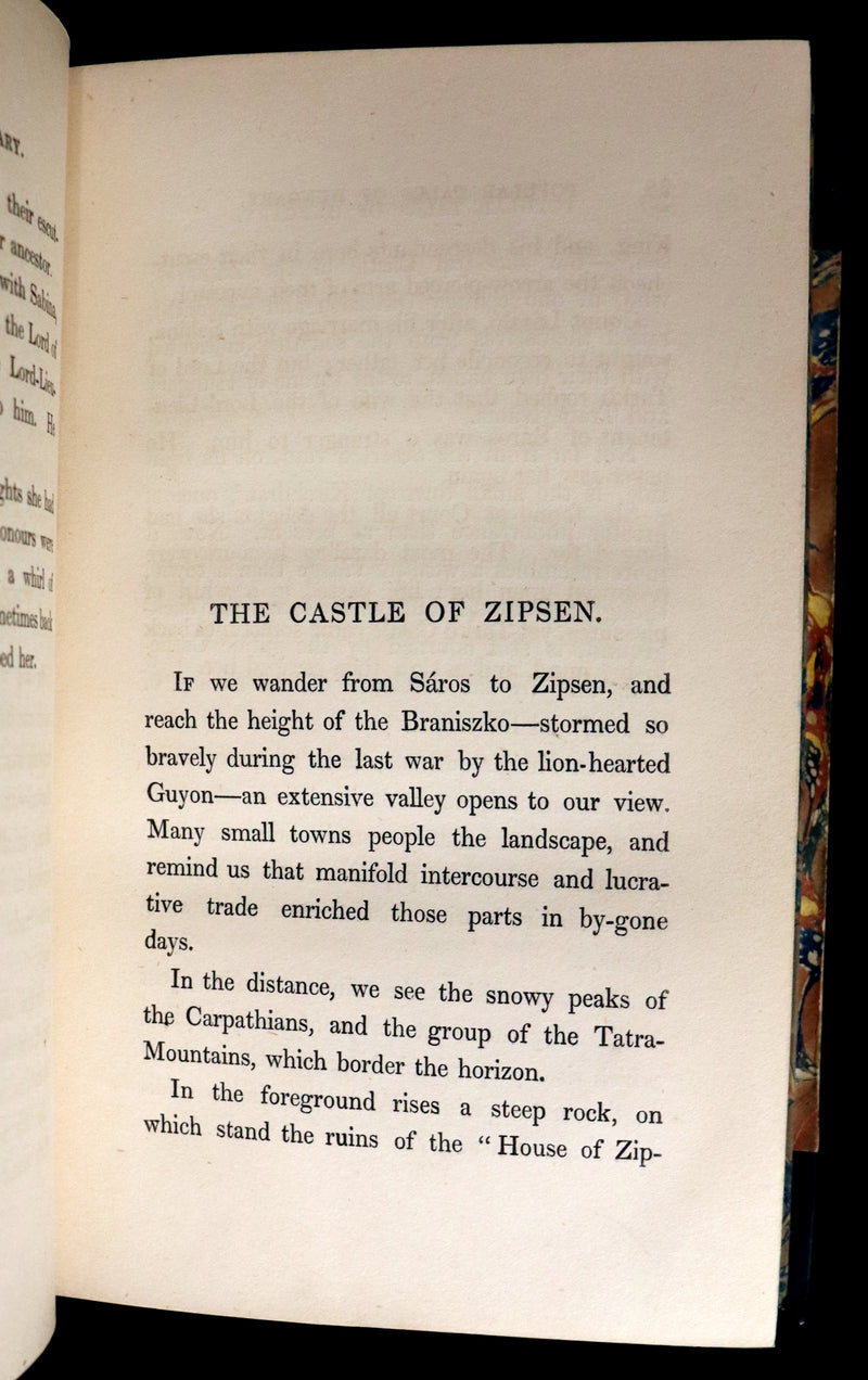 1851 Scarce First Edition - TALES AND TRADITIONS OF HUNGARY by Francis and Theresa Pulszky.