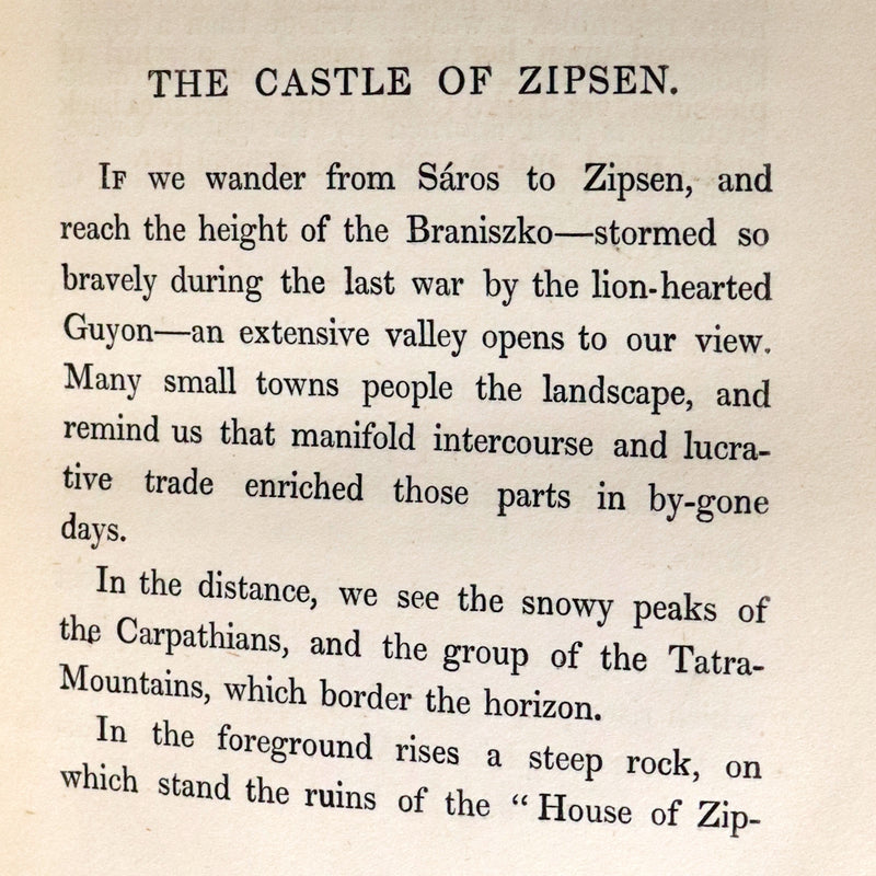 1851 Scarce First Edition - TALES AND TRADITIONS OF HUNGARY by Francis and Theresa Pulszky.
