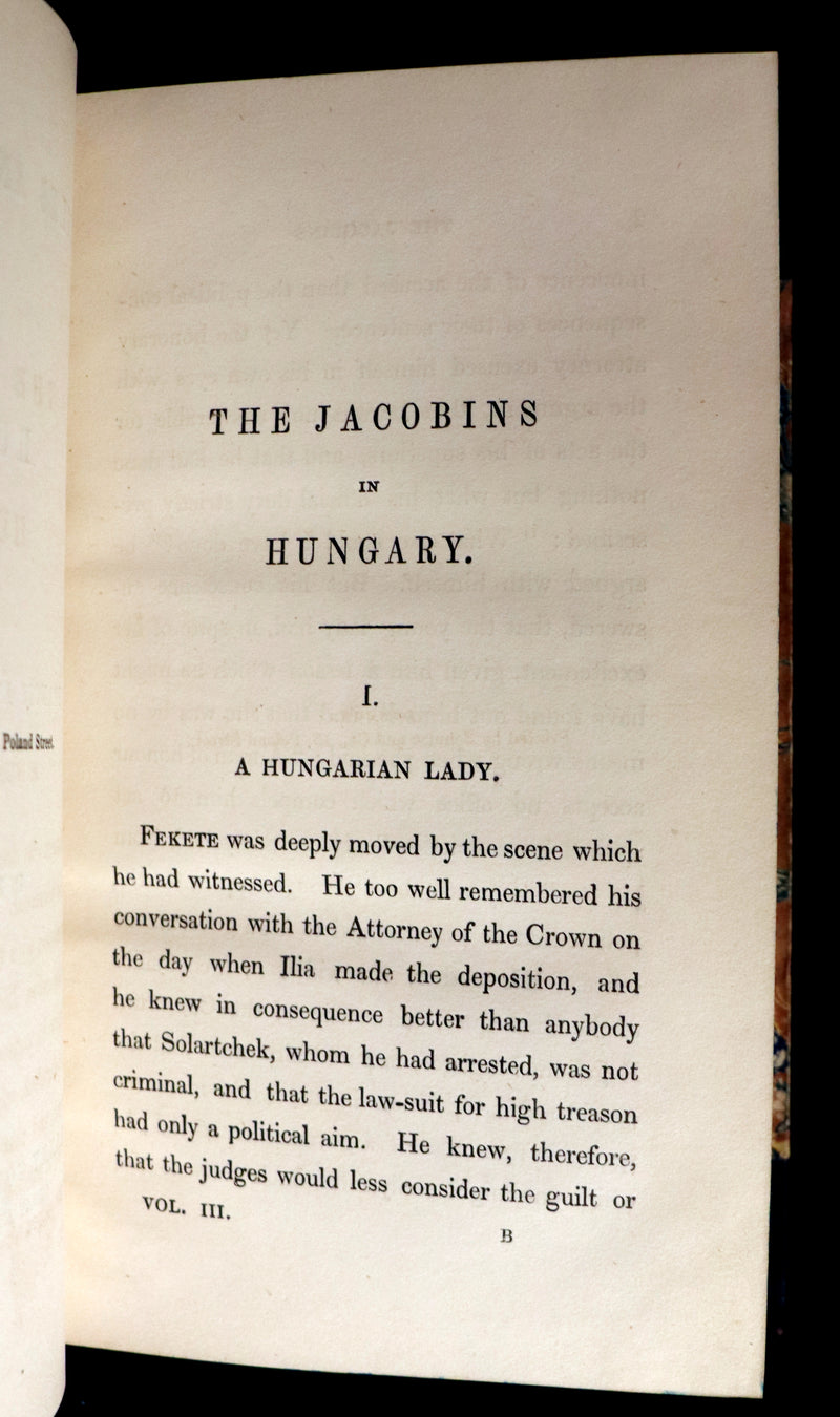 1851 Scarce First Edition - TALES AND TRADITIONS OF HUNGARY by Francis and Theresa Pulszky.