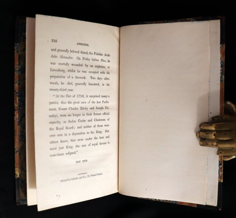 1851 Scarce First Edition - TALES AND TRADITIONS OF HUNGARY by Francis and Theresa Pulszky.