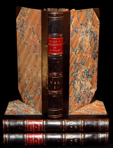 1851 Scarce First Edition - TALES AND TRADITIONS OF HUNGARY by Francis and Theresa Pulszky.