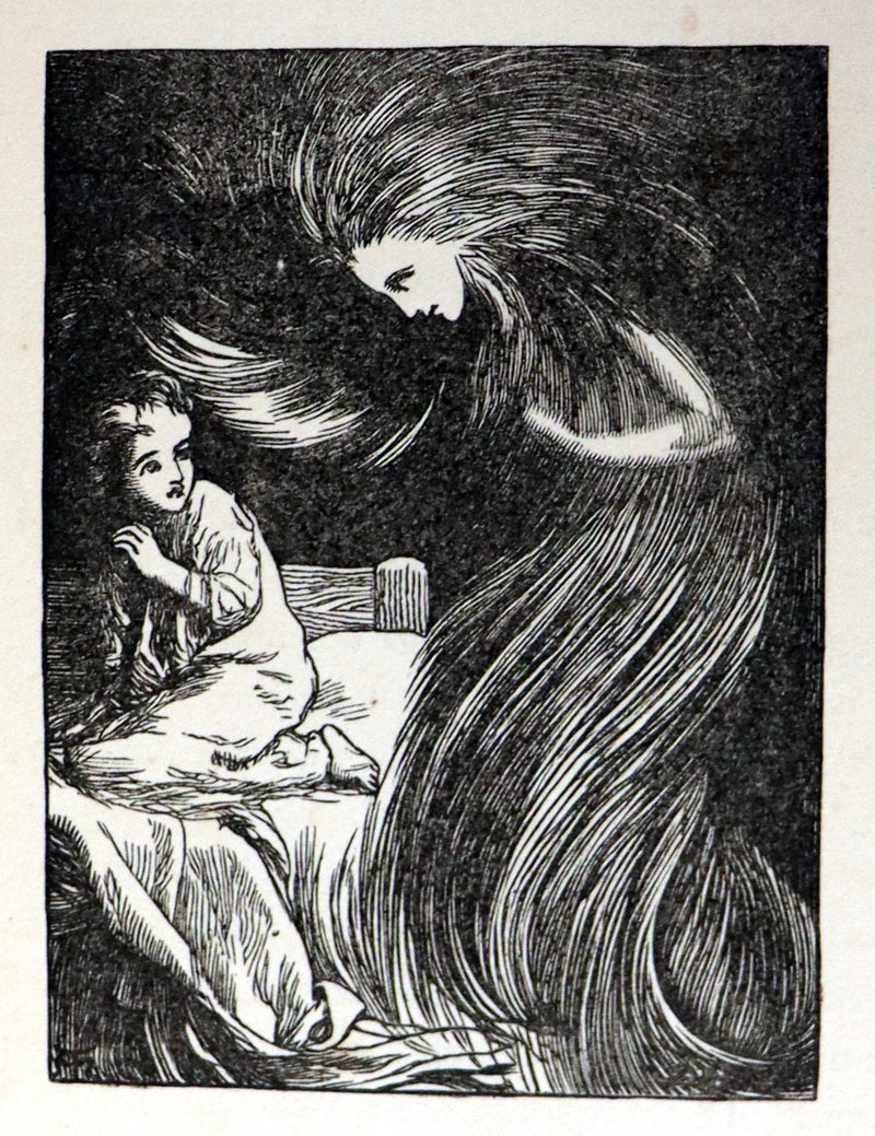 1910 Rare Book - AT THE BACK OF THE NORTH WIND by George MacDonald illustrated by Arthur Hughes.