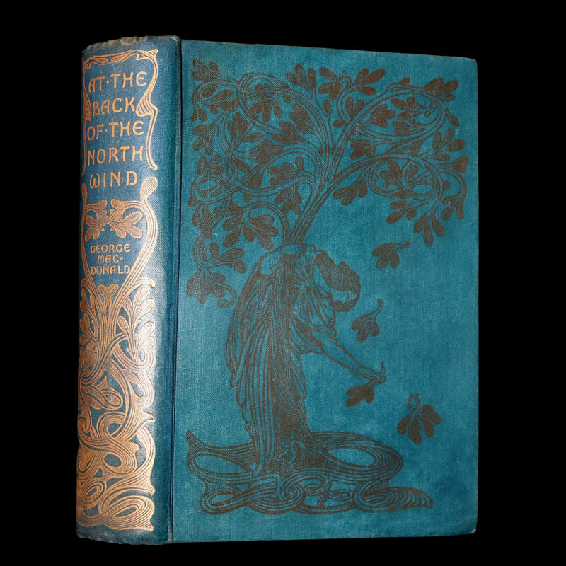 1910 Rare Book - AT THE BACK OF THE NORTH WIND by George MacDonald illustrated by Arthur Hughes.