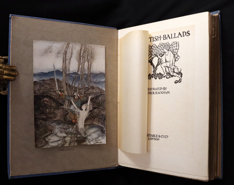 1919 Rare First Edition - Some British Ballads illustrated by Arthur Rackham.
