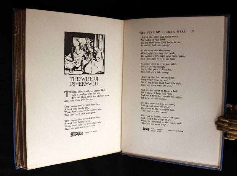 1919 Rare First Edition - Some British Ballads illustrated by Arthur Rackham.