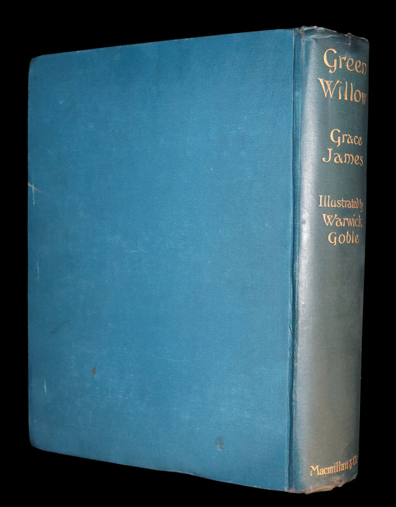 1910 Rare First Edition - Green Willow & Other Japanese Fairy Tales Illustrated by Warwick Goble.