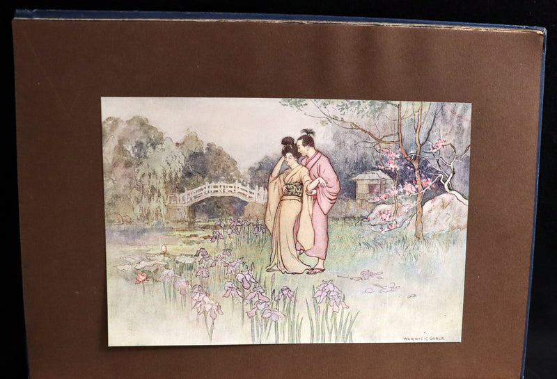 1910 Rare First Edition - Green Willow & Other Japanese Fairy Tales Illustrated by Warwick Goble.