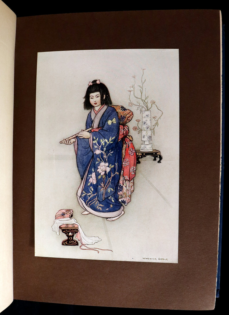 1910 Rare First Edition - Green Willow & Other Japanese Fairy Tales Illustrated by Warwick Goble.