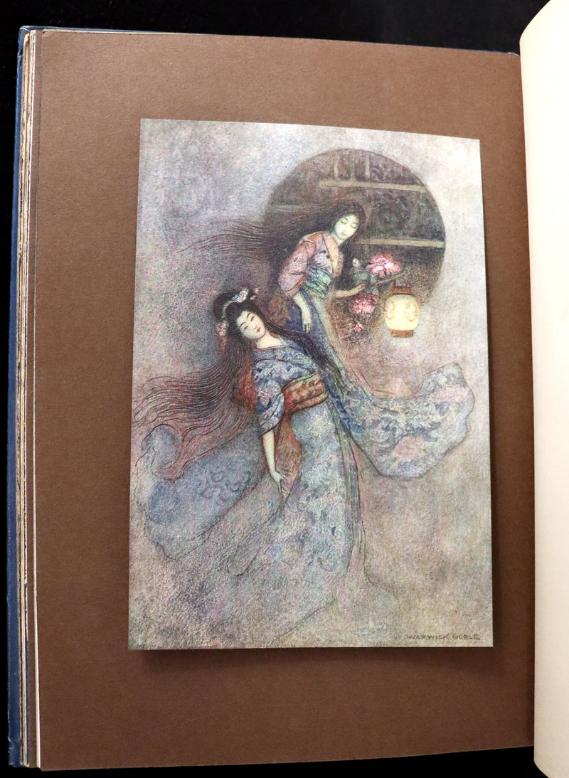 1910 Rare First Edition - Green Willow & Other Japanese Fairy Tales Illustrated by Warwick Goble.
