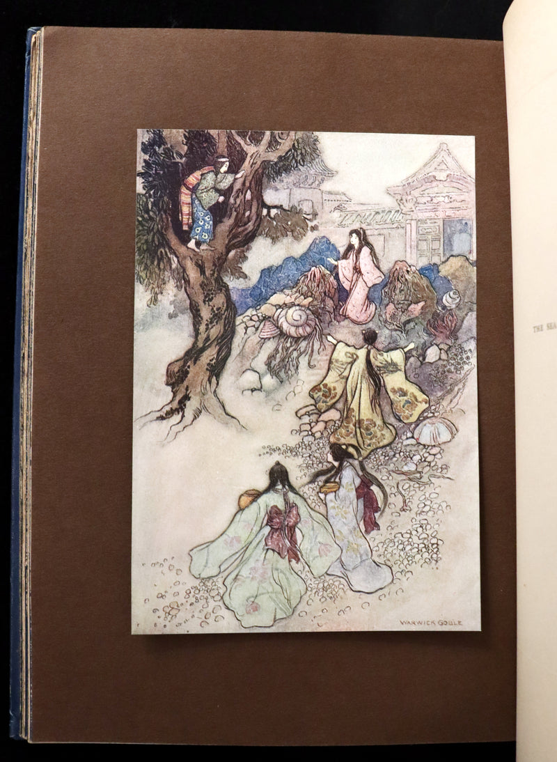 1910 Rare First Edition - Green Willow & Other Japanese Fairy Tales Illustrated by Warwick Goble.