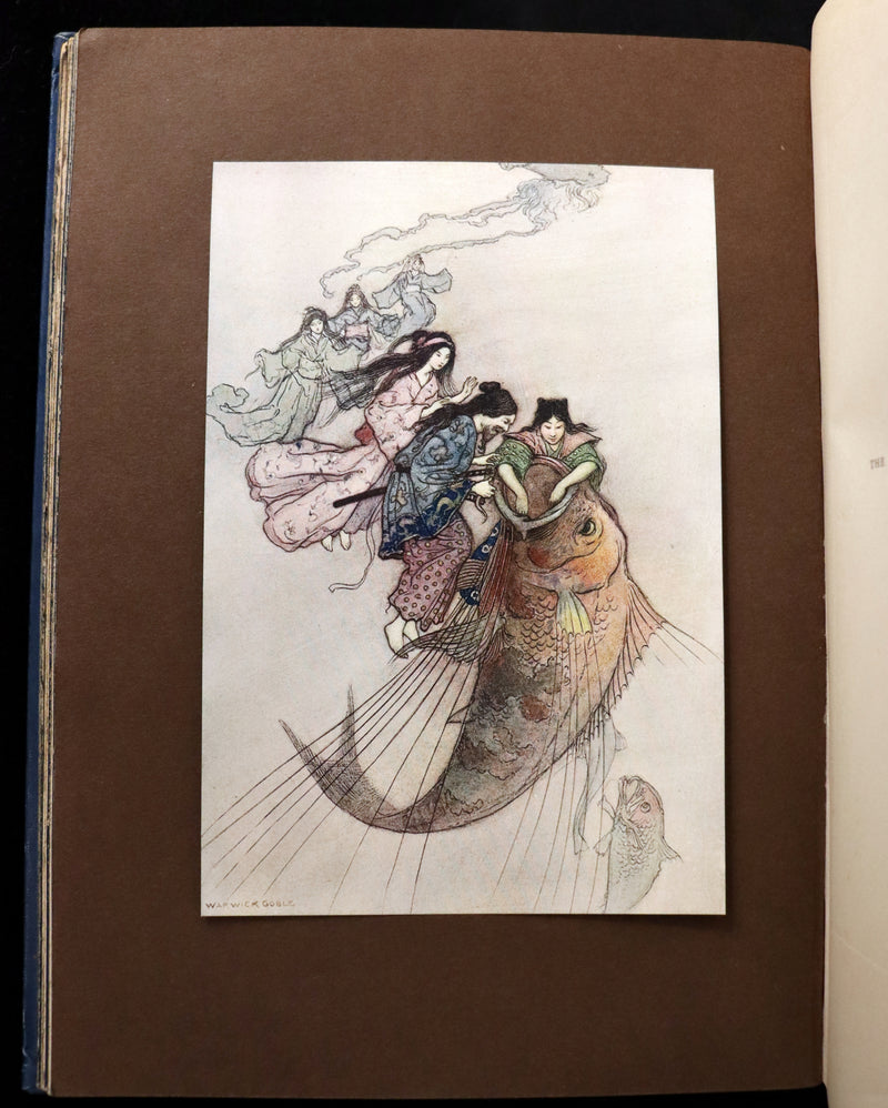 1910 Rare First Edition - Green Willow & Other Japanese Fairy Tales Illustrated by Warwick Goble.