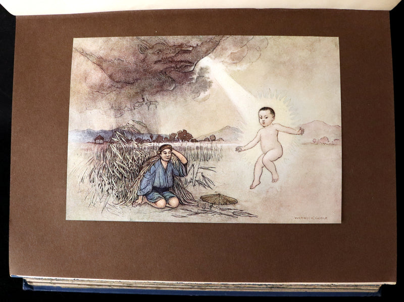 1910 Rare First Edition - Green Willow & Other Japanese Fairy Tales Illustrated by Warwick Goble.