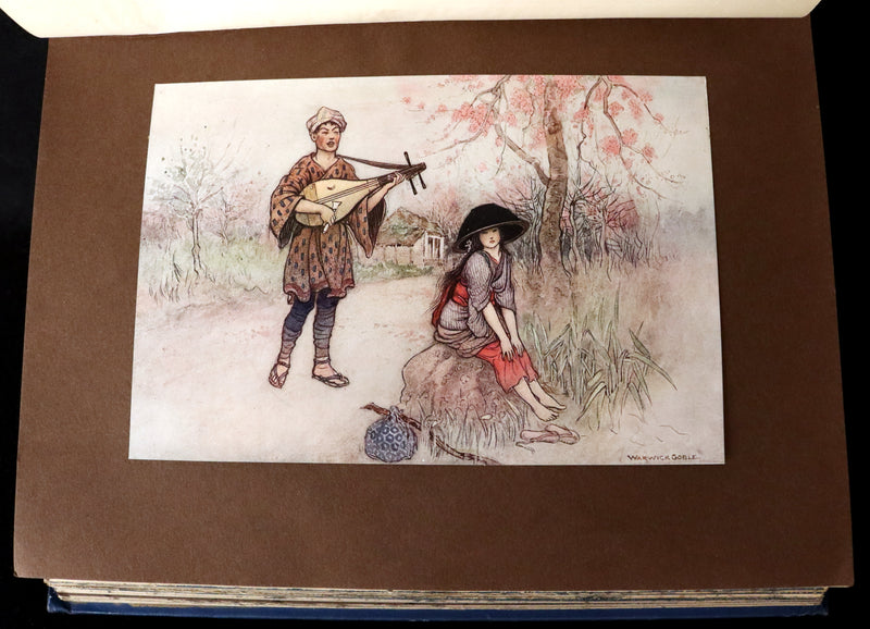 1910 Rare First Edition - Green Willow & Other Japanese Fairy Tales Illustrated by Warwick Goble.