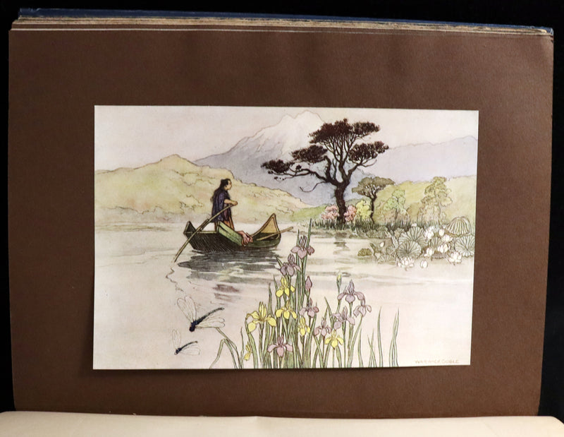 1910 Rare First Edition - Green Willow & Other Japanese Fairy Tales Illustrated by Warwick Goble.