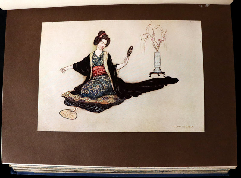 1910 Rare First Edition - Green Willow & Other Japanese Fairy Tales Illustrated by Warwick Goble.